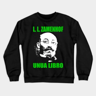 Ludwik Lejzer Zamenhof (Unua Libro) Crewneck Sweatshirt